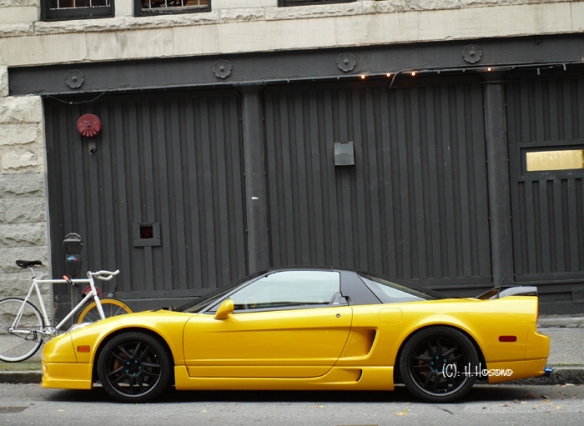 Acura NSX side view modified